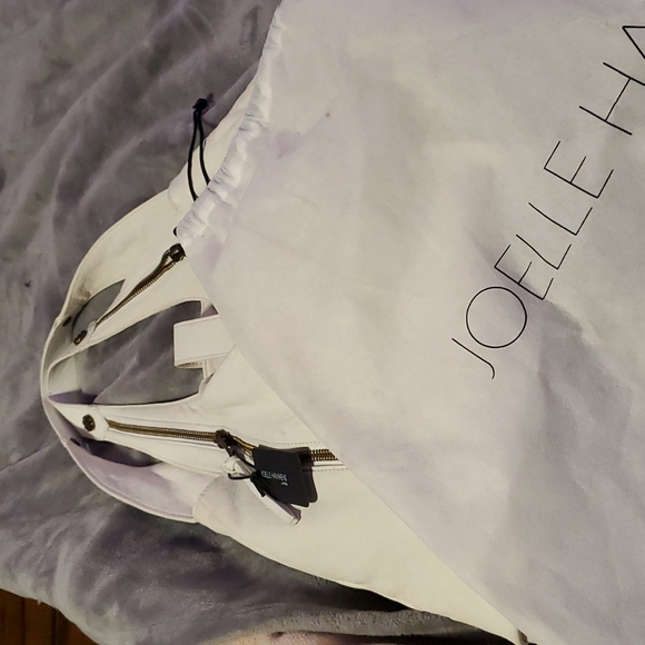 Joelle Hawkens White Leather Tote - Picture 5 of 5